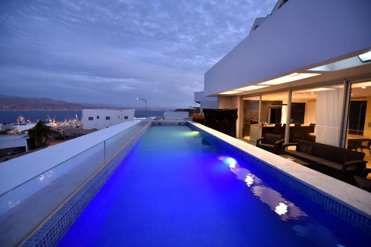 Private Pool Luxury Penthouses Sea View Eilat Eksteriør billede
