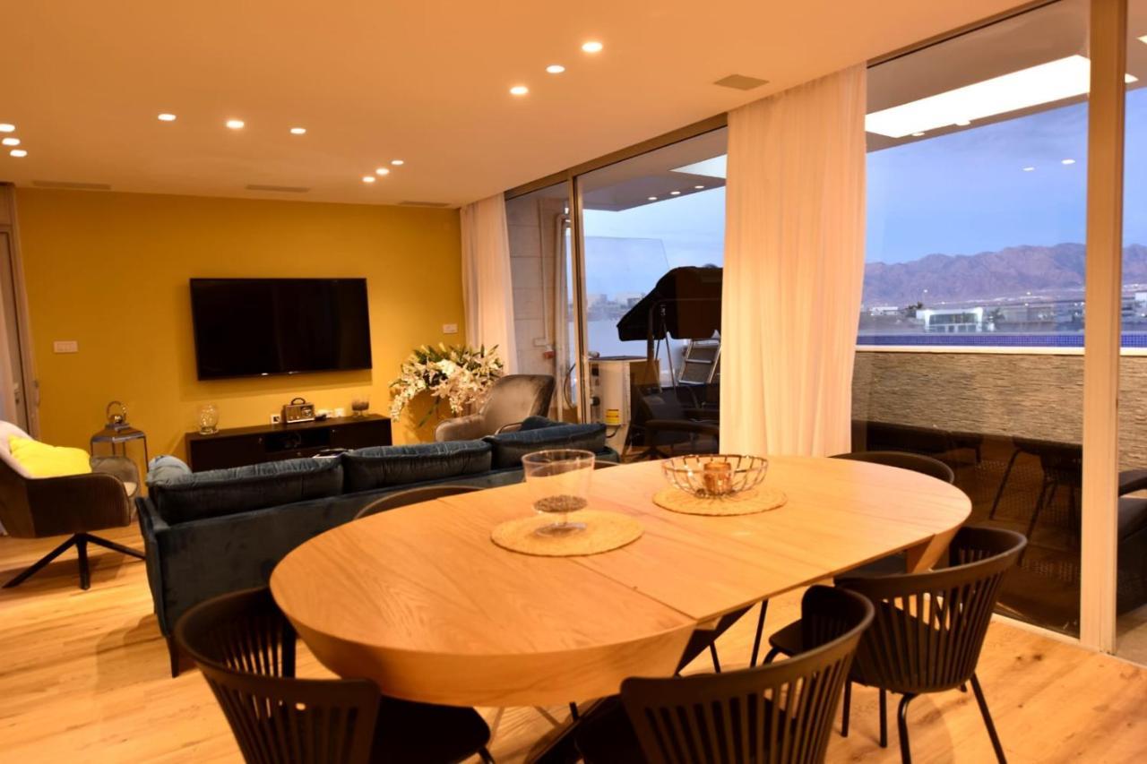 Private Pool Luxury Penthouses Sea View Eilat Eksteriør billede