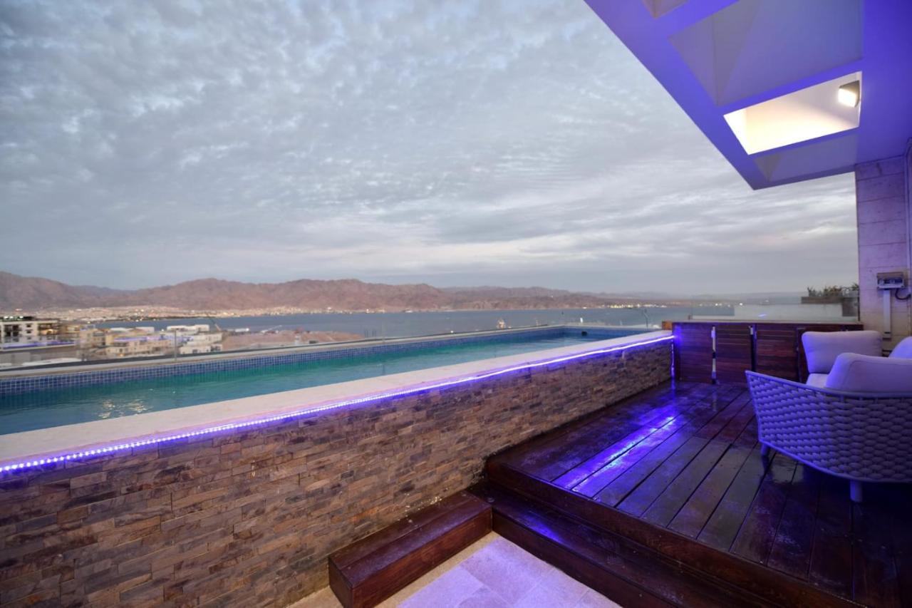 Private Pool Luxury Penthouses Sea View Eilat Eksteriør billede